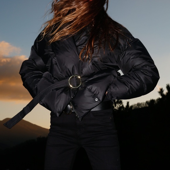 Coats | Frame Belted Wrap Puffer Jacket 
